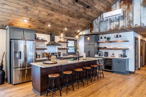 Pull up a seat at the kitchen island