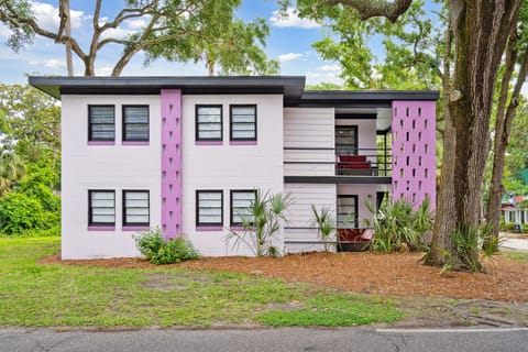 Unit B is on the top floor.