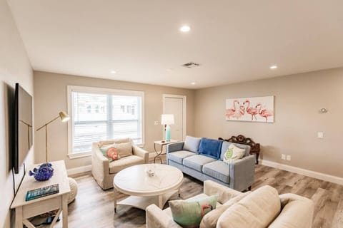 Modern clean & open.