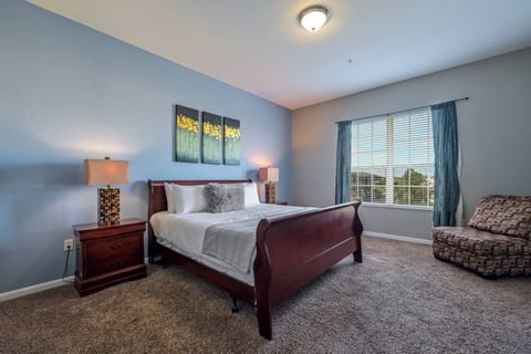 King bedroom with private bathroom