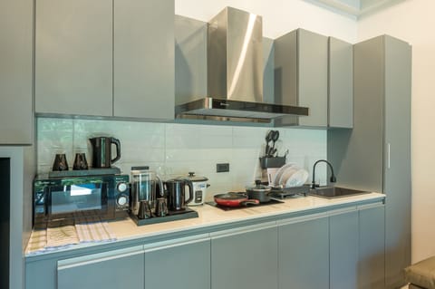 Electric kettle, toaster, cookware/dishes/utensils