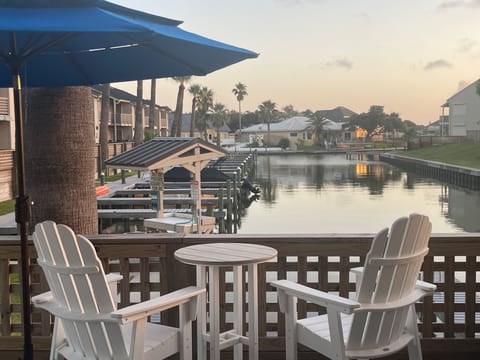 Rare End Unit with panoramic water views and your own private boat slip.