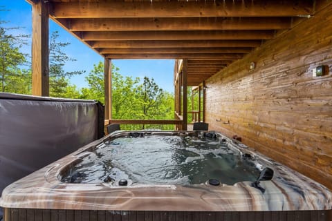 Soak your troubles away in your private outdoor hot tub!
