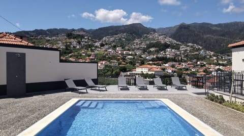 Vista da piscina.