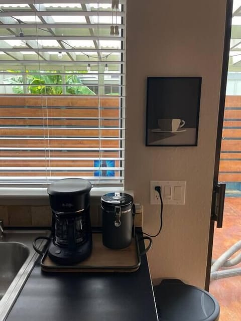 Coffee Pot and Courtyard