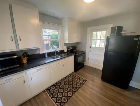 range/oven, microwave, refrigerator