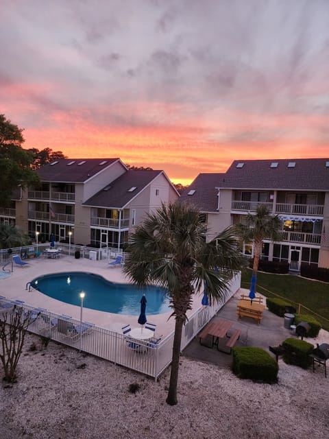 sunsets from private balcony 