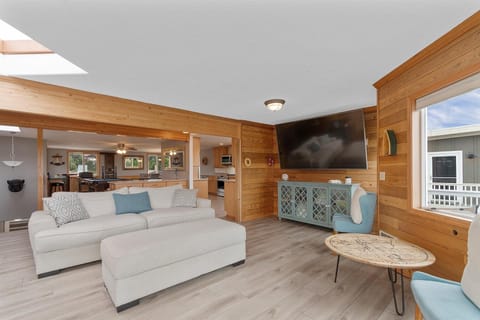 This large Smart TV is perfect for movie nights