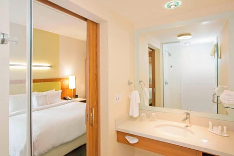 Hair dryer, towels, toilet paper