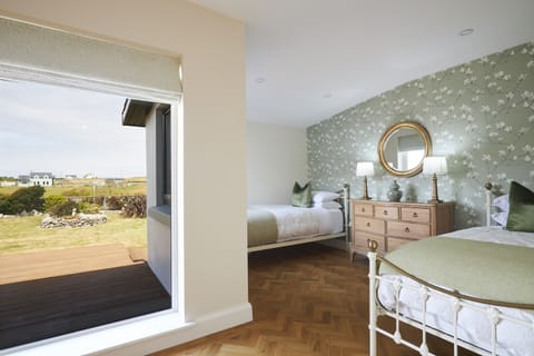 Premium bedding, pillowtop beds, individually decorated