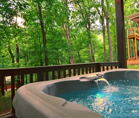 Private hot tub