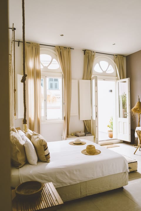 Luxury Double or Twin Room, 1 Bedroom, Terrace, City View | Premium bedding, memory foam beds, desk, laptop workspace