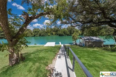 Pathway to river and dock
