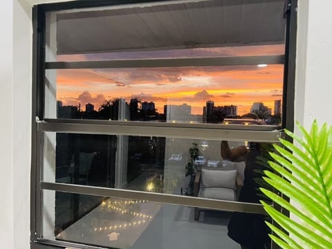 Corner Penthouse view of Gulf Shore Blvd Skyline and Skyline Sunset