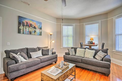 Augusta Vacation Rental | 2BR | 1BA | Stairs to Access | 1,300 Sq Ft