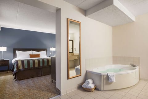 Studio Suite, 1 King Bed, Non Smoking | Premium bedding, in-room safe, desk, iron/ironing board