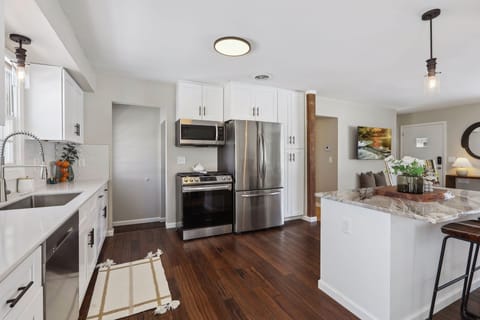Fully stocked kitchen 