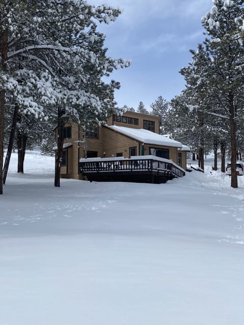 View of house from golf course.