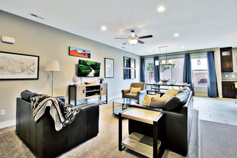 424 Family Room 55" TV, DVD Player, Cable, and Streaming Available