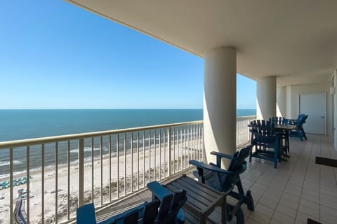 Direct oceanfront balcony offering stunning views and seamless indoor-outdoor living.  A true coastal retreat.