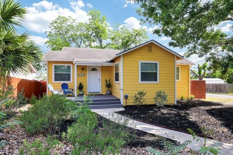 Cute charming corner house, providing a cozy retreat with enhanced seclusion from neighbors.