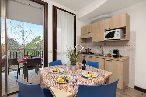 Kitchen and dining area
