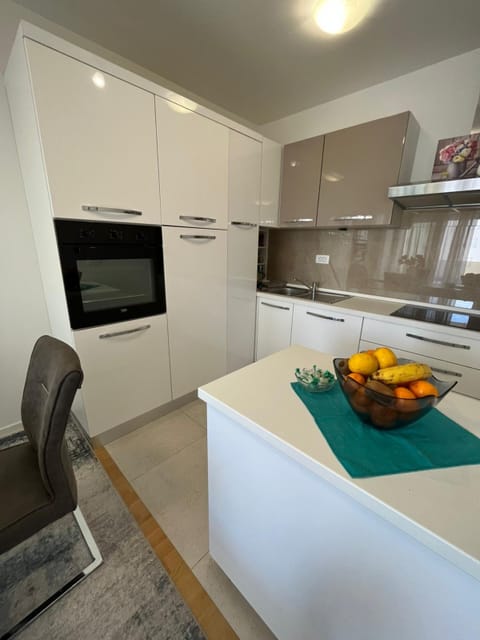 Superior Apartment, 1 Bedroom, Balcony, City View | Private kitchen | Fridge, oven, stovetop, dishwasher