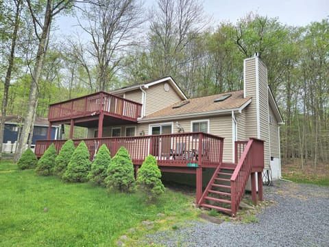Pocono Lake rental - View of the house