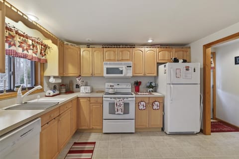 Fully stocked kitchen