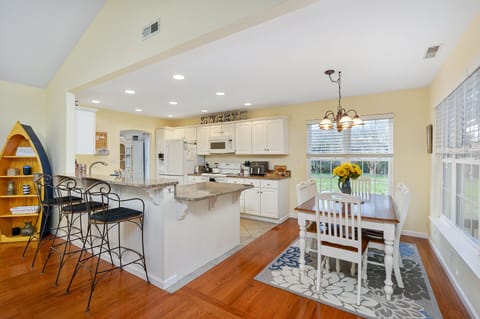 Gleaming Hardwood Floors throughout The Sweets Spot.