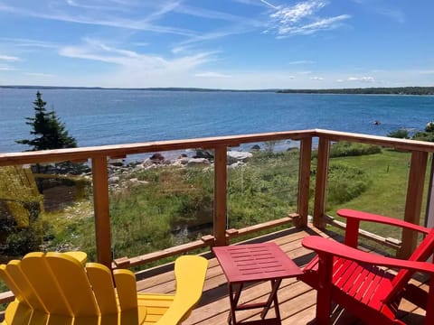 Take in the incredible views from your large private deck
