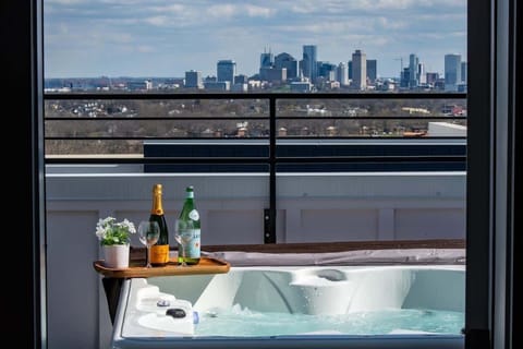 Soak in the sun from the rooftop patio.
