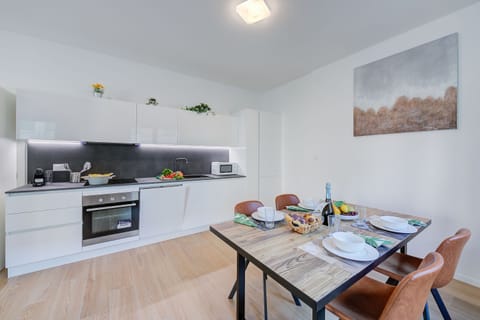 Kitchen and dining area