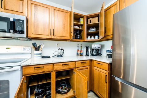 Everything you need to cook at your home away from home.