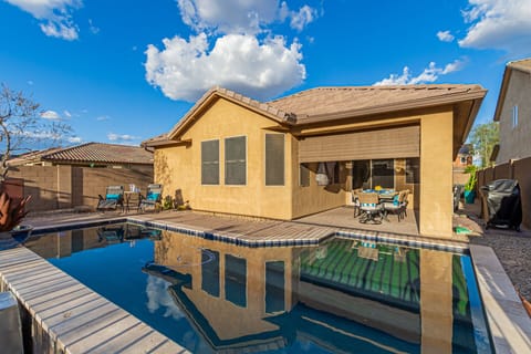 Heated pool is $65 per night plus tax assessed after booking! well worth it! heated to 87 degrees!