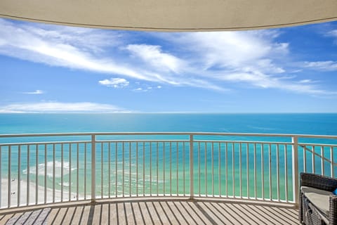 Step onto your private balcony and breathe in the salty breeze as endless turquoise waters stretch before you.