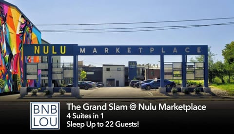 The Grand Slam. All 4 suites at Nulu Marketplace. Sleep up to 22