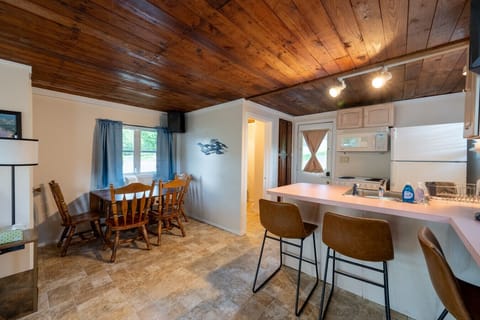 Kitchen, Island and Dining Areas