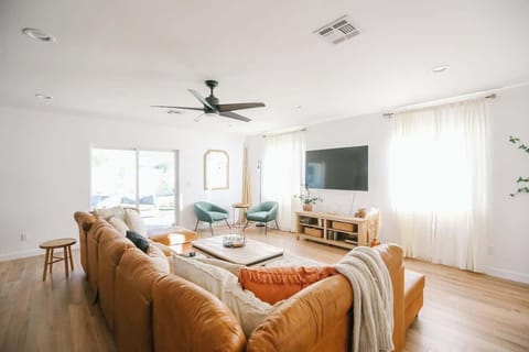 Enjoy huge living space with your entire party at this new build