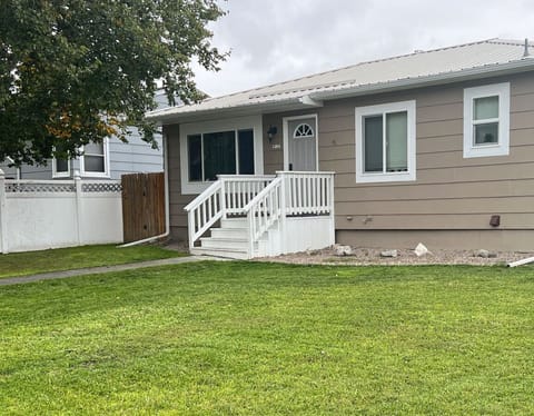 Front view of the house