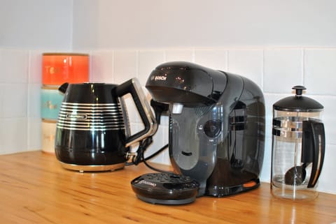 Start the day with a coffee in the garden