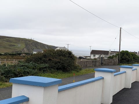 Sea view from front of house