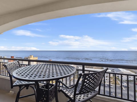 Your private balcony offers stunning ocean views where you can sip morning coffee while watching waves roll in.