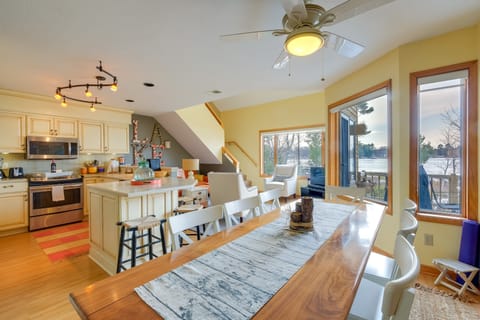 Elk Rapids Vacation Rental | 2BR | 2BA | Stairs Required | 1,200 Sq Ft