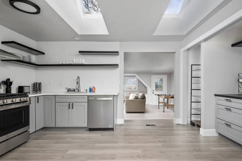 Cook delicious meals for breakfast, lunch, and dinner in this fully equipped kitchen. We suggest grabbing some ingredients from a local farm.