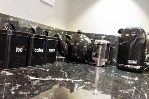 The all important tea and coffee making facilities