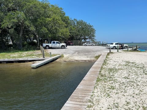 Small boat ramp on West bay beach. Just 1200 feet from the house.