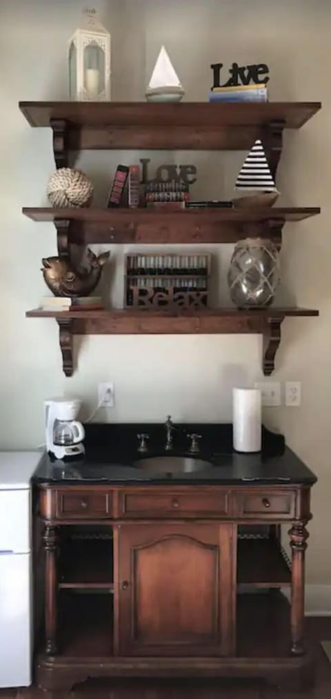 Guest House Sink and Mini Fridge 