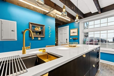 Cook at home with a fully equipped kitchen