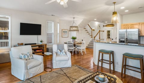 ...the perfect environment for conversation or movies...